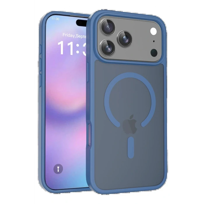 Apple iPhone 17 Pro Max Jota Magsafe Kapak - Lacivert