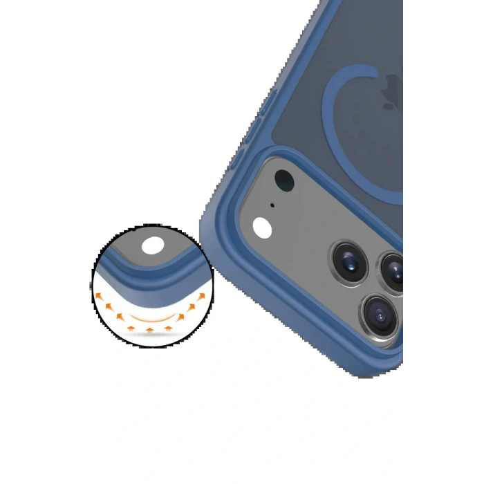 Apple iPhone 17 Pro Max Jota Magsafe Kapak - Lacivert