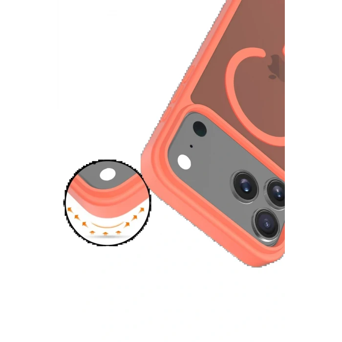 Apple iPhone 17 Pro Max Jota Magsafe Kapak - Turuncu