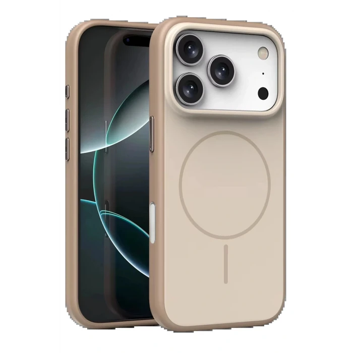 Apple iPhone 17 Pro Max Neva Magsafe Kapak - Gold