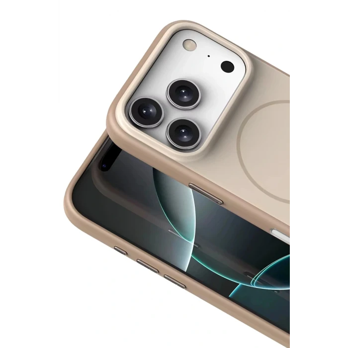 Apple iPhone 17 Pro Max Neva Magsafe Kapak - Gold