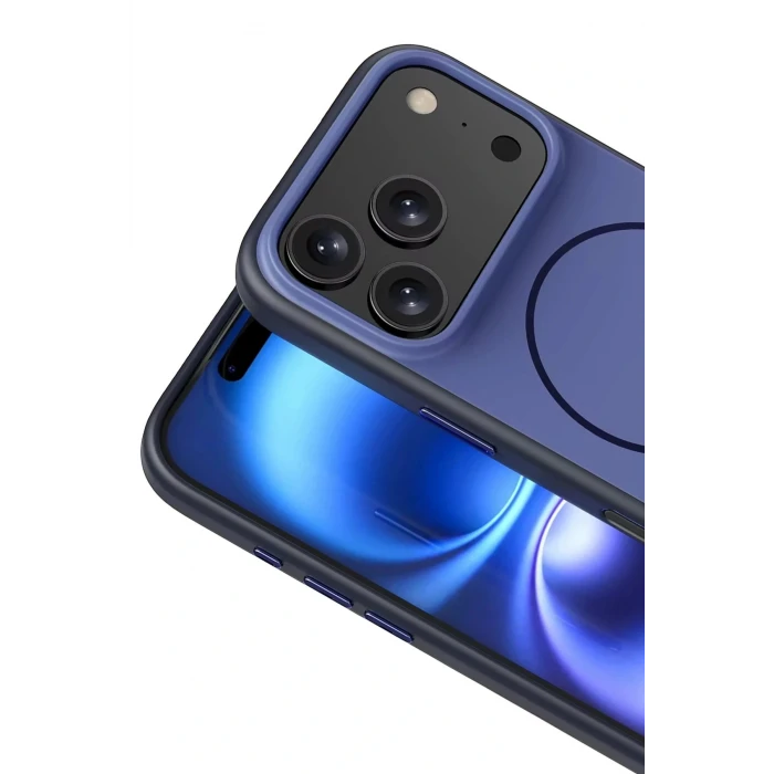 Apple iPhone 17 Pro Max Neva Magsafe Kapak - Lacivert