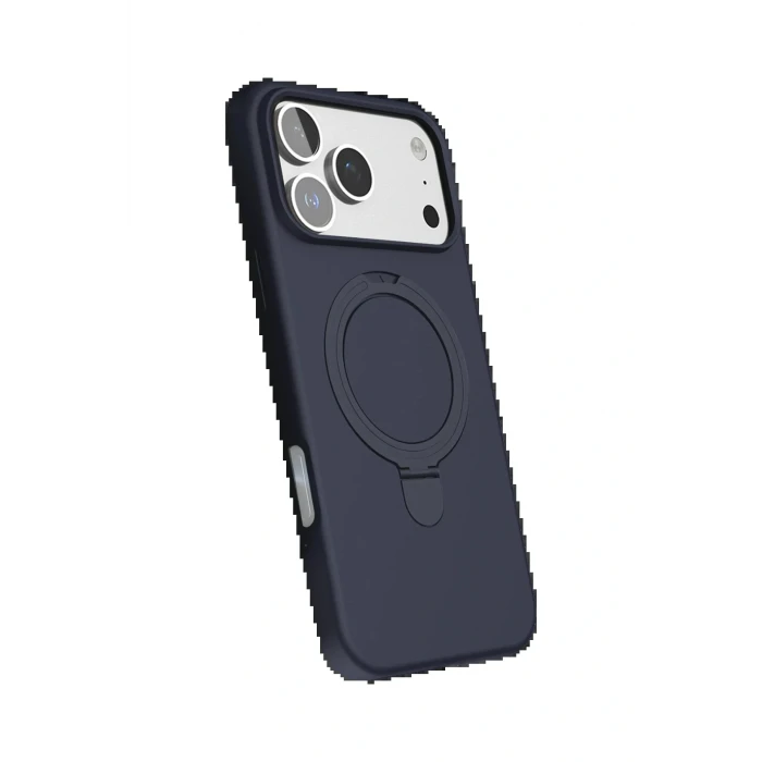 Apple iPhone 17 Pro Max Regal Magsafe Standlı Kapak - Lacivert