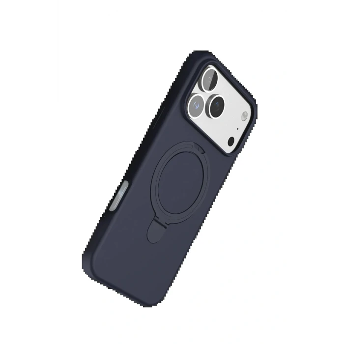 Apple iPhone 17 Pro Max Regal Magsafe Standlı Kapak - Lacivert