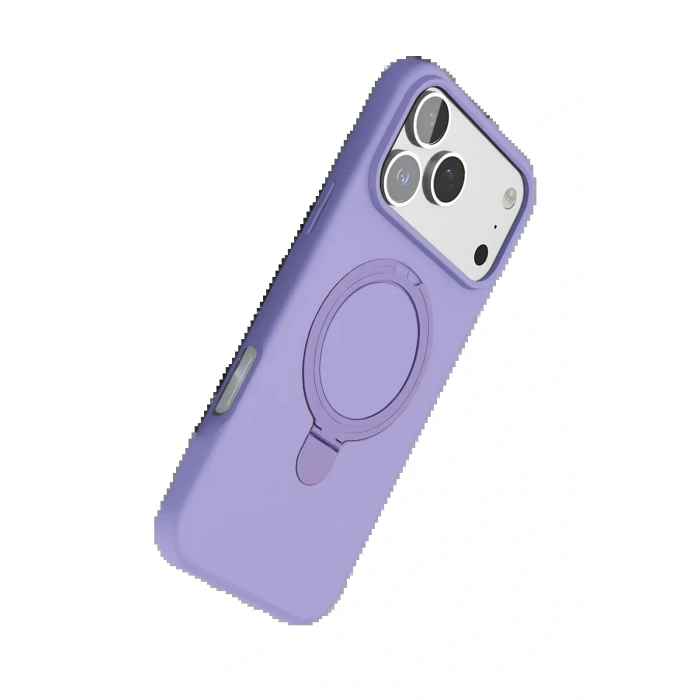 Apple iPhone 17 Pro Max Regal Magsafe Standlı Kapak - Lila