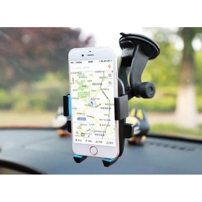 Araç İçi Cam ve Torpido Vantuzlu Telefon Tutucu (4887)
