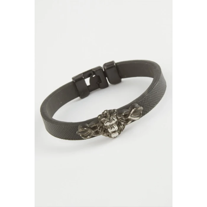 Aslan Kaliteli Suni Deri Bileklik