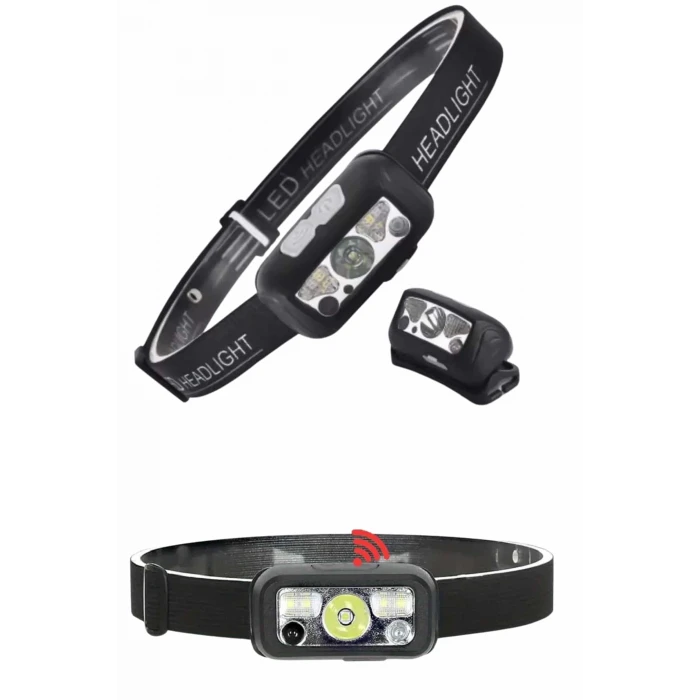 Ayarlanabilir Kafa Lambası Type-c Şarjlı Kompakt Kamp Lambası