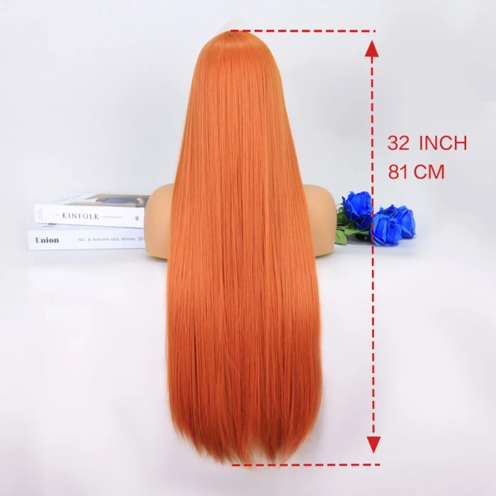 Bakır Ekstra Uzun Tül Peruk