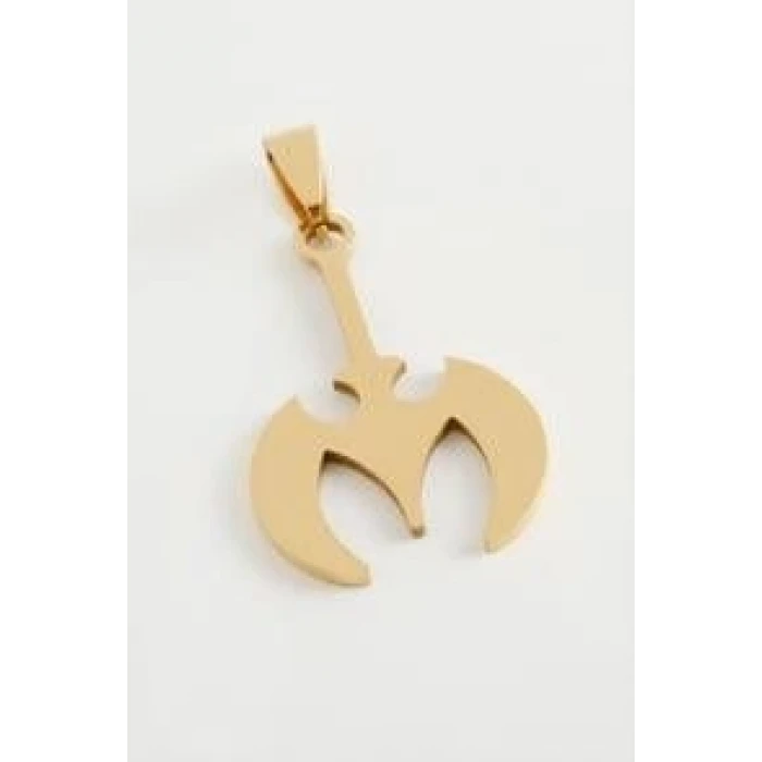 Balta Çelik Kolye Ucu 3,5 cm