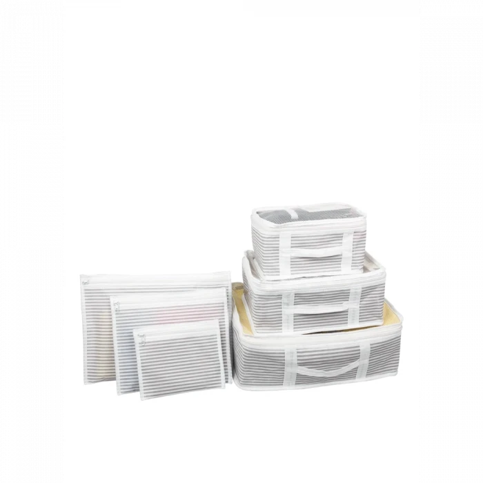 Bavul İçi Organizer Seti  Yatak Odası Organizer Set  Makyaj Organizer Mini Hurçlar (6 Parça)