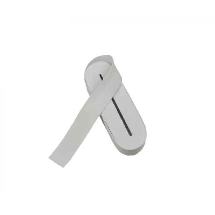 BEYAZ - 4CM PAÇA LASTİK YASSI GENİŞ 10MT (K95)