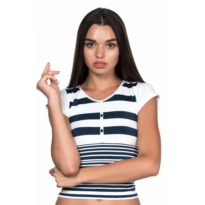 BEYAZ-LACİ   5026 Soft Seamless T Shirt