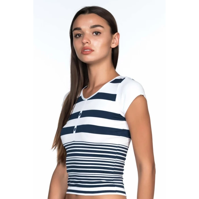 BEYAZ-LACİ   5026 Soft Seamless T Shirt
