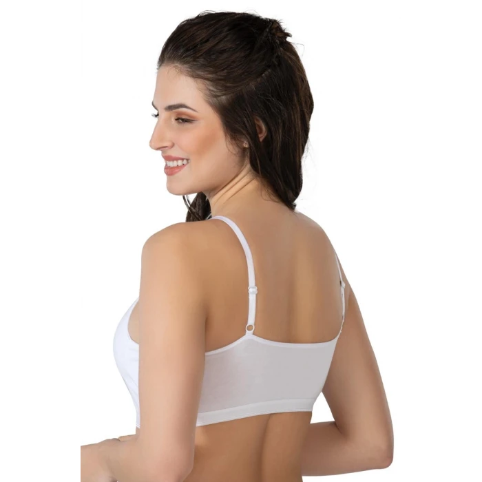 BEYAZ   1423 Modal Cotton Kaplı Büstiyer