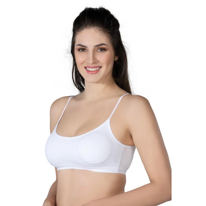 BEYAZ   1425 Modal Cotton Pedli Büstiyer