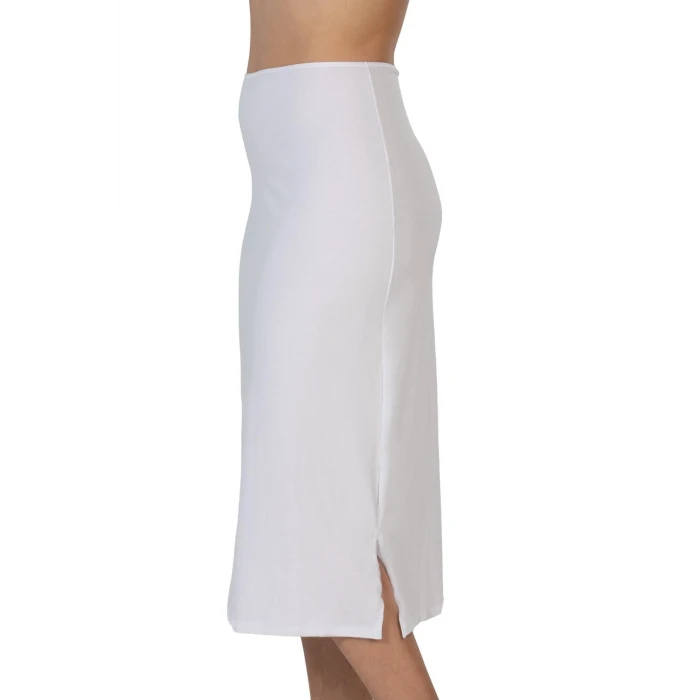 BEYAZ   1439 Modal Cotton Uzun Jupon