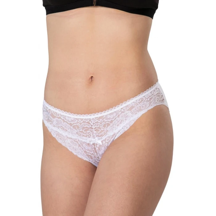 BEYAZ   1444 Modal Cotton Dantelli Külot