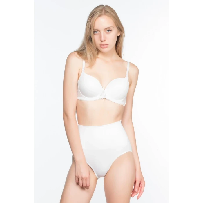 BEYAZ   2021 Double Düşük Bel Slip Korse