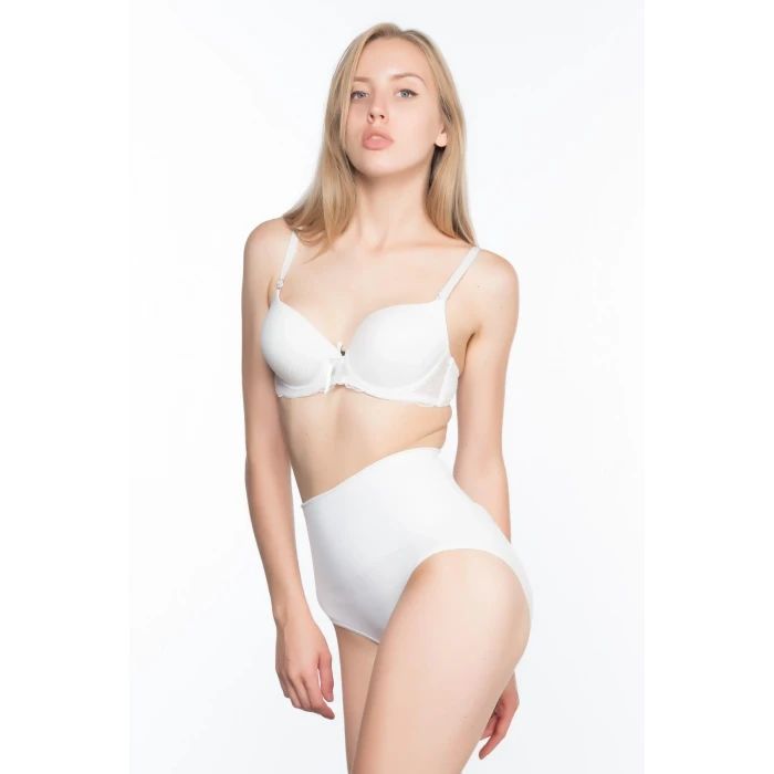 BEYAZ   2021 Double Düşük Bel Slip Korse