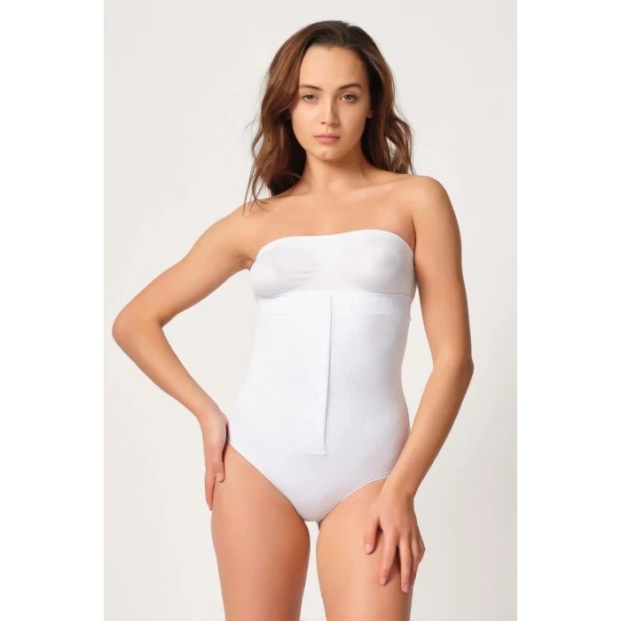 BEYAZ   2088 Önden Agraflı Slip Korse