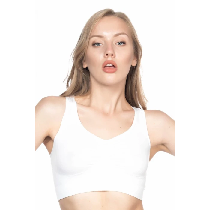 BEYAZ   4001 Soft Sporcu Büstiyer