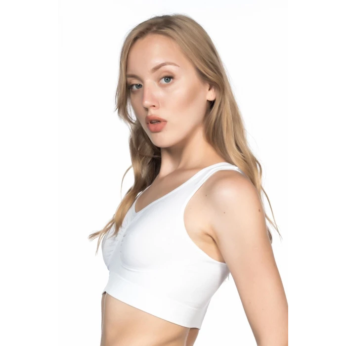 BEYAZ   4001 Soft Sporcu Büstiyer