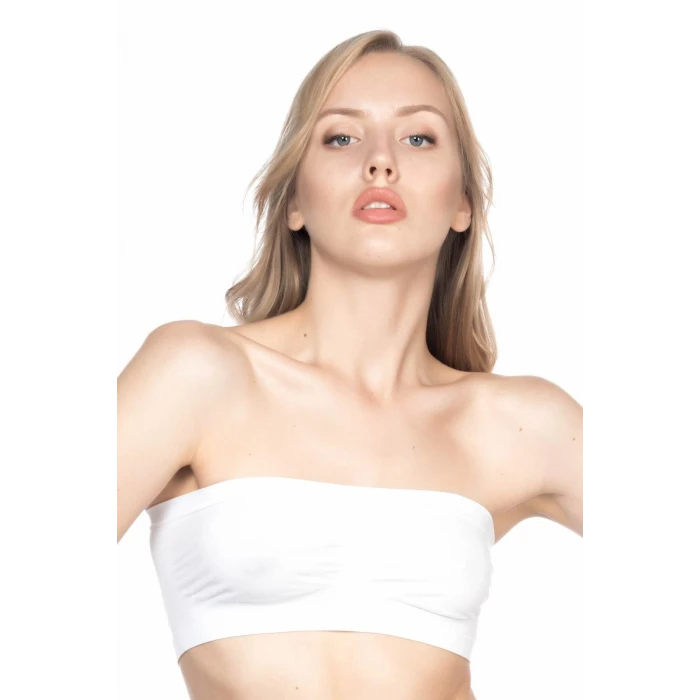 BEYAZ   4002 Soft Straplez Büstiyer