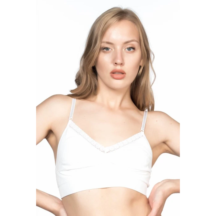 BEYAZ   4035 Agraflı Minimizer Korse