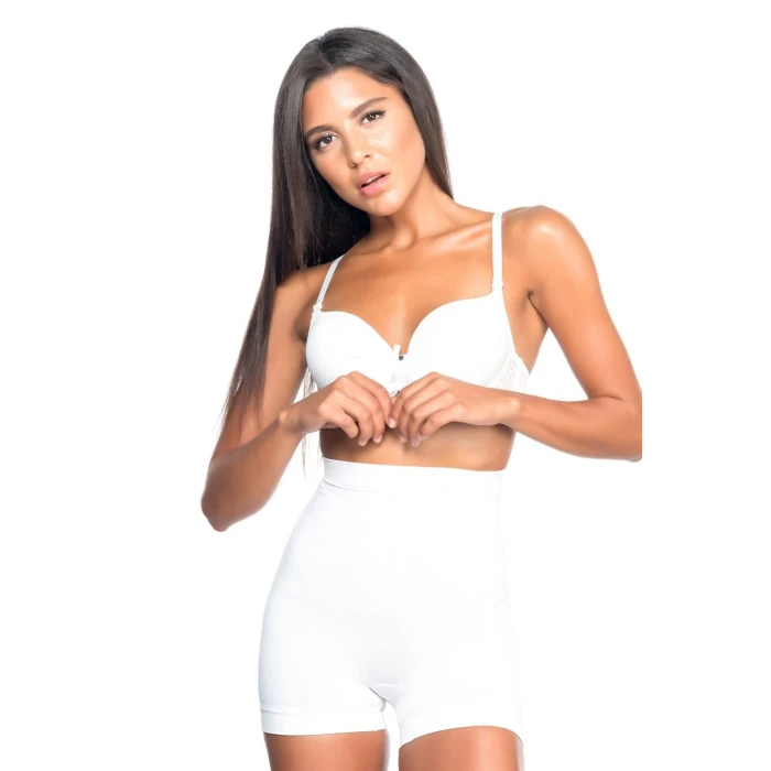 BEYAZ   7027 Düşük Bel Boxer Korse