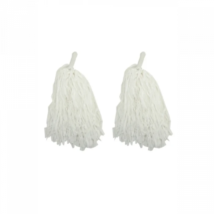 BEYAZ RENK GÖSTERİ PONPONU