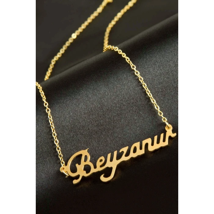 Beyzanur İsimli Kolye (Kişiye Özel)