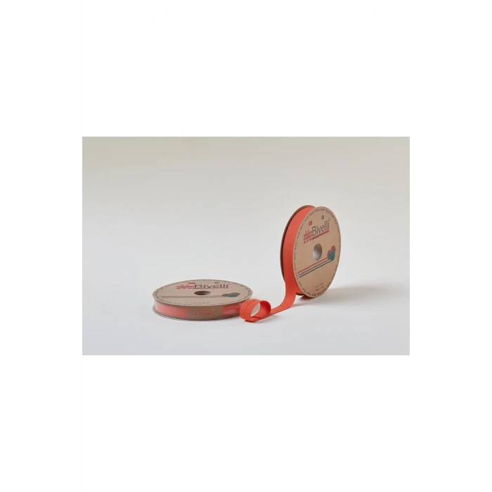 Biye Koton Katlı D17 Kiremit 2 cm 25 Metre %65 Koton %35 Polyester