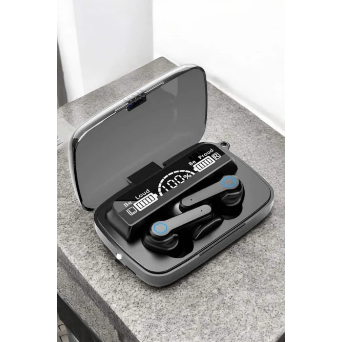 Bluetooth Kulaklık Powerbankli Dijital Göstergeli Dokunmatik Kontrol