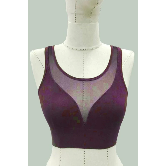 BORDO   4028 Seamless Tül Toparlayıcı Büstiyer