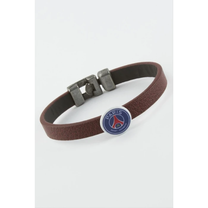 Bordo Renkli Suni Deri Bileklik