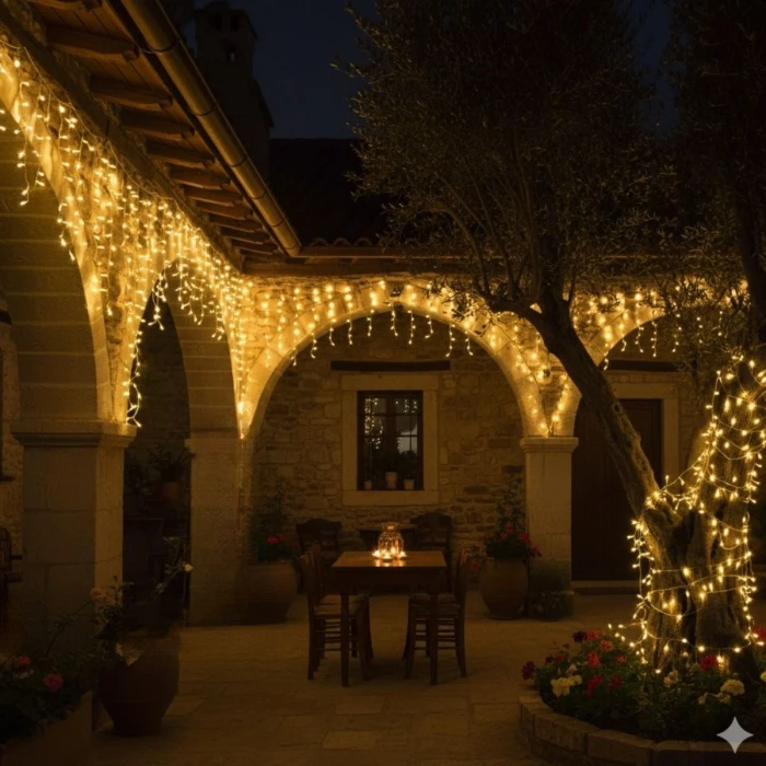 İEG® Günışığı Renk 5 Farklı Işık Modlu 10 Metre Eklemeli Dekor Boncuk Model Dekoratif Led