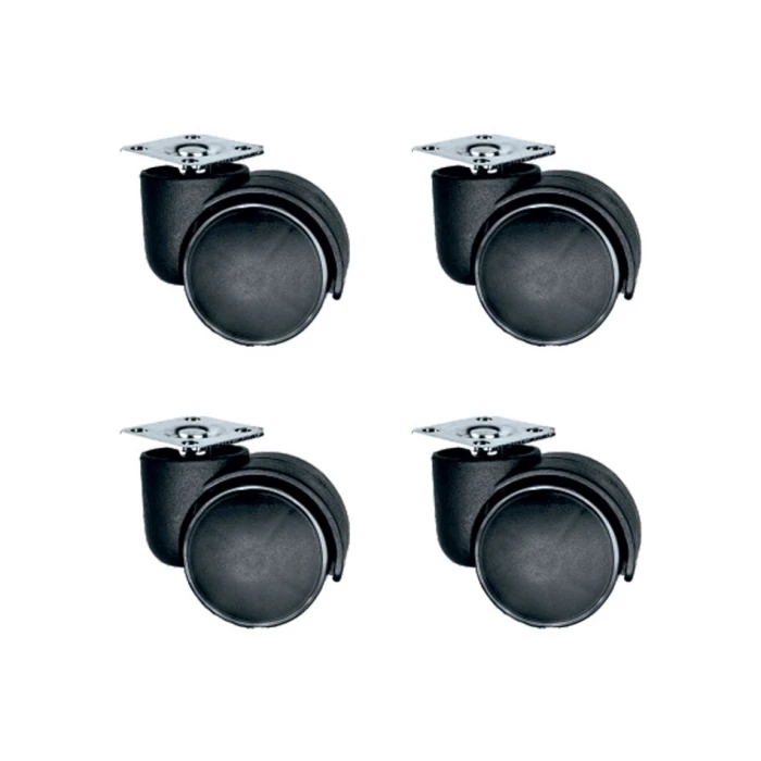 Bürosit Plastik Tablalı Teker - 50MM HKS151 - 4 Adet