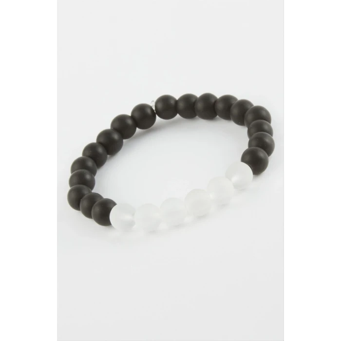 Buzlu Kuvars Onix Doğaltaşlı Bileklik
