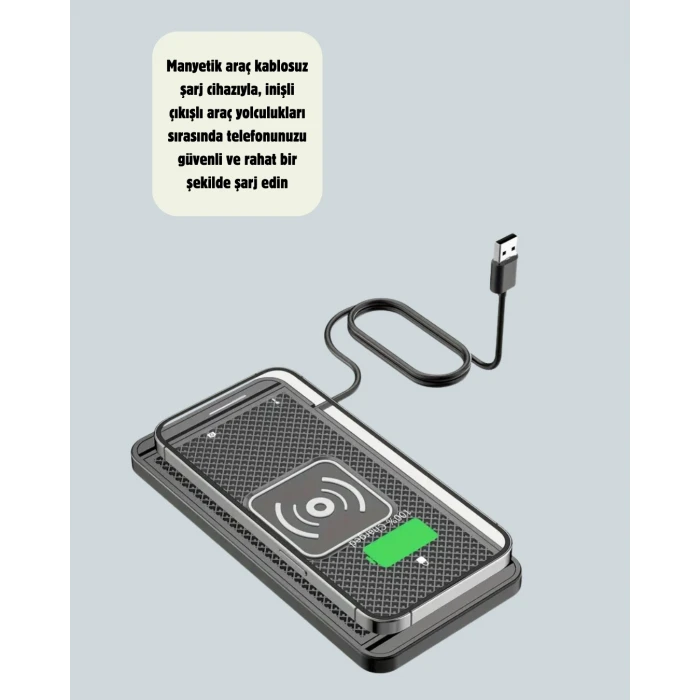 C9 Manyetik Kablosuz Şarj Ped