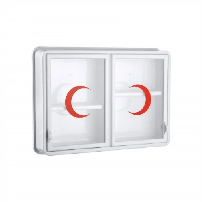 CAM 2 KAPAKLI ECZA DOLABI 35x49x10 cm (4887)