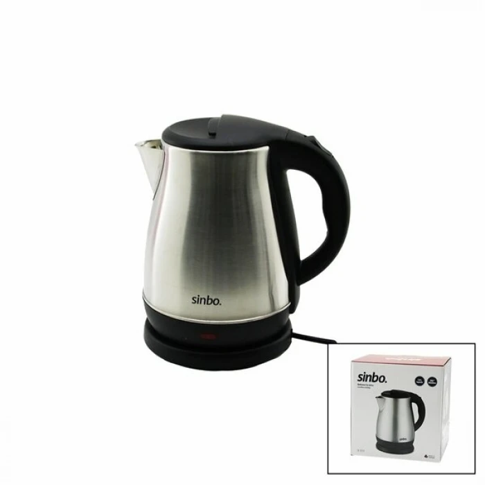 ÇELİK  KETTLE SU ISITICISI KABLOSUZ KULLANIM  1.8LT  360° DÖNEBİLME OTOMATİK KAPANMA SK-8028 (4887)