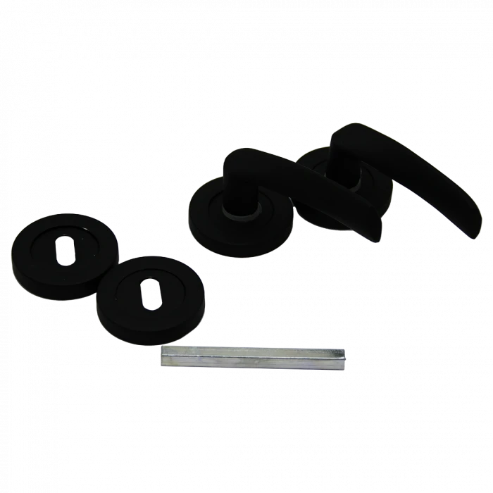 ÇELİKEL ERİŞ-10 AMERİKAN ODA KAPI KOLU SİYAH (4887)