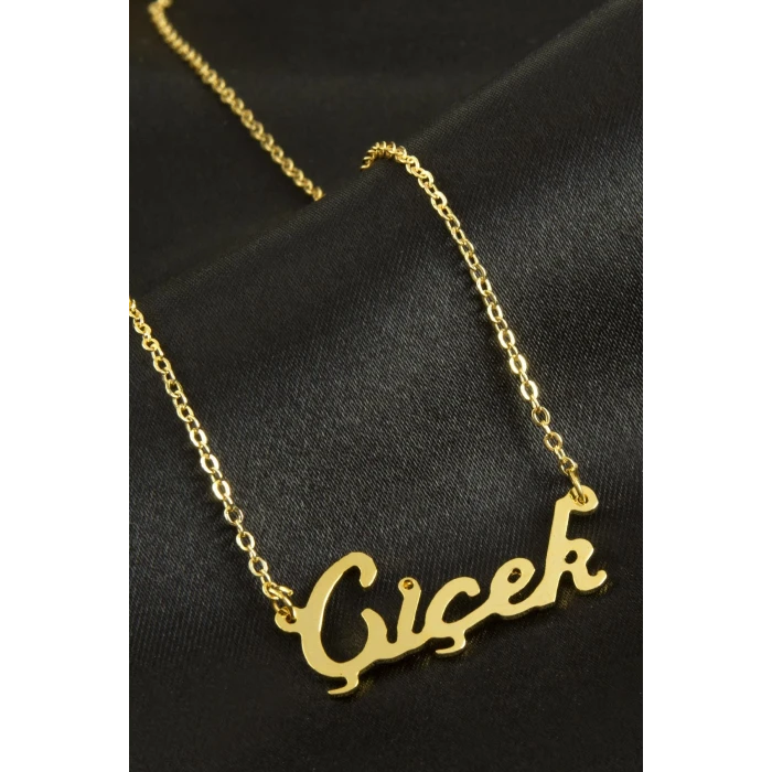 Çiçek isimli kolye (Kişiye Özel)