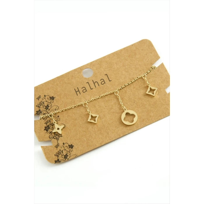 Çiçek Lüks Çelik Halhal