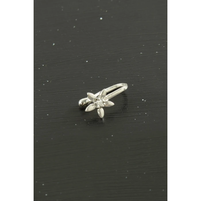 Çiçek Tragus Zirkon Taşlı Piercing 1 Adet