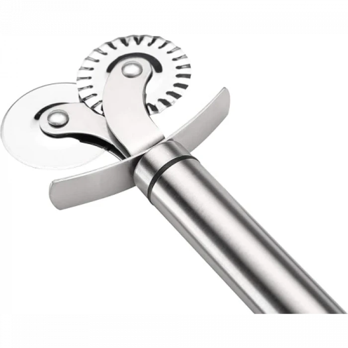 Çift Başlıklı Pizza Hamur Bıçağı