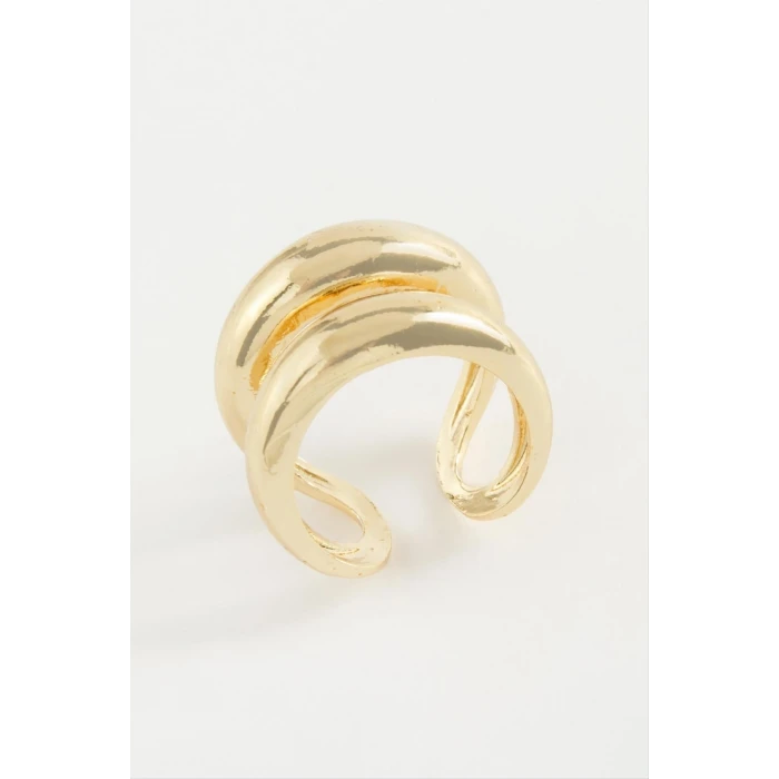 Çift Halka Metal Yüzük