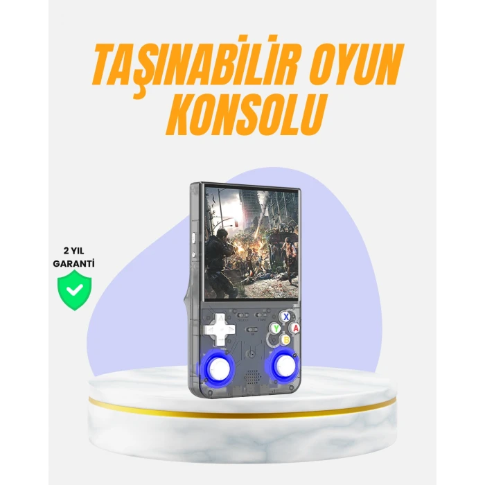 Çift Joystickli Retro Oyun Konsolu 2500mAh Bataryalı