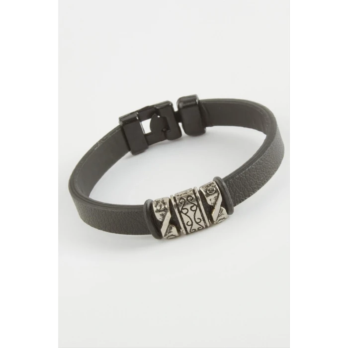 Çini Desenli Kaliteli Suni Deri Bileklik